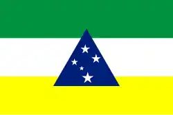Flag of Tefé, Amazonas, Brasil