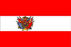 Alternative state flag (Vexillum publicum) during the Austrian rule of Habsburg-Lorraine (1765-1796)