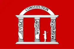 Flag of Georgia, (de facto, 1861–1879)