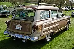 1954 Ford Crestline Country Squire, rear view (unrestored)
