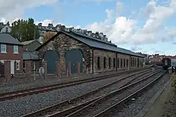 Former engine shed sited on a shipyard at Whitby
