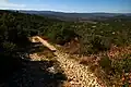 Hiking trail in the commune