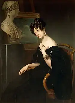 Portrait of Cristina Trivulzio Belgiojoso (1833)