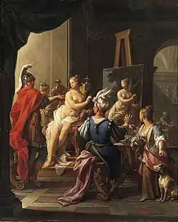 Apelles Painting Campaspe, 1720, Norton Simon Museum, Pasadena, California