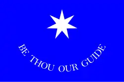 Sledge flag used by Francis Leopold McClintock in the Arctic (1852–1854)[72]