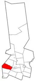 Location of Frankfort in Herkimer County