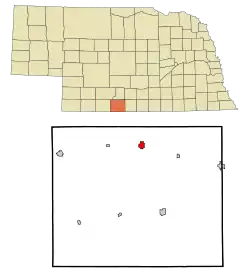 Location of Arapahoe, Nebraska
