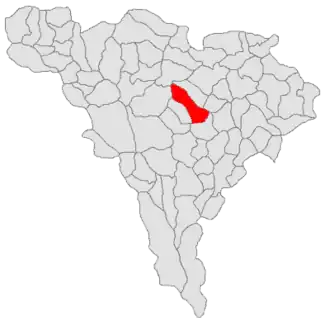 Location in Alba County