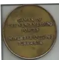 Back of Ganefo Bronze medal for Argentinian Water Polo Team