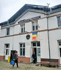 The General Nicolae Dăscălescu train station in Ungheni