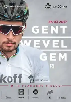 Event poster with previous winner Peter Sagan