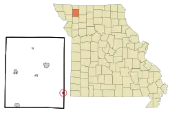 Location of McFall, Missouri