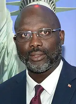 George Weah (1966–present), 25th President of Liberia