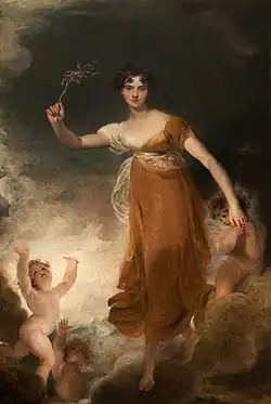 ,Lady Leicester as Hope, 1814