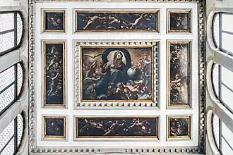 God the Father, fresco by Giuseppe Diamantini