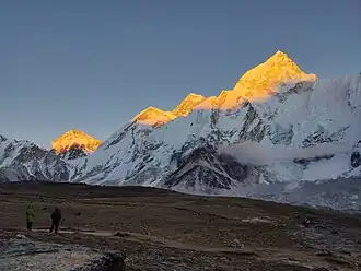 Golden Everest taken from Kalapaththar, 5450m, -20°C , 1+ 9Pro main camera