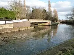 Confluence with the River Brent, London