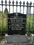 Example grave marker/ memorial stone for nuns