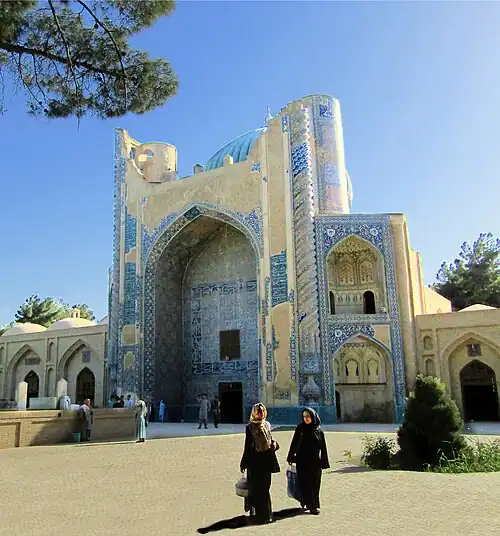 Ruins of the Green Mosque of Balkh, July 2001