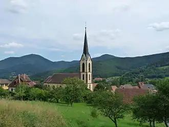 The church of Gunsbach