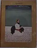 Miniature painting of Guru Angad.