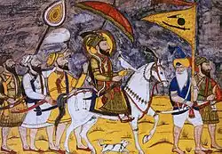 Guru Gobind Singh on march to Aurangabad