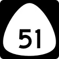 Hawaii Route 51 marker
