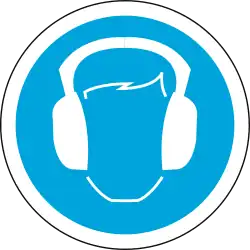 Ear protection must be worn