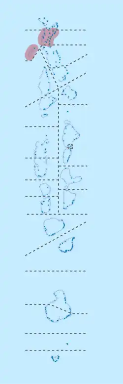 Location of Haa Dhaalu in Maldives