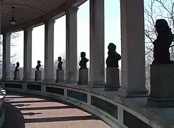 The Hall of Fame for Great Americans is located on the BCC campus