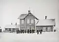 The old Halliste train depot c. 1910