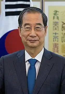 Han Duck-soo, Prime Minister of South Korea