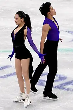 Hannah Lim and Ye Quan at the 2024 World Championships