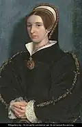 Portrait of a Lady, thought to be Catherine Howard, 16th century, follower of Hans Holbein the Younger (Hever Castle)[85]