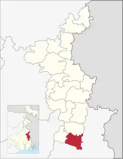 Location of Haringhata