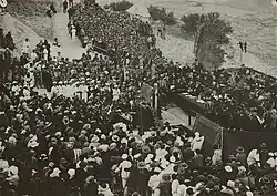 Lord Balfour Speaking at the Opening Ceremony of the Hebrew University of Jerusalem on Mt. Scopus