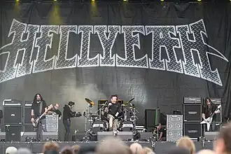 Hellyeah performing at With Full Force in 2013