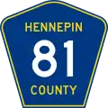 County State-Aid Highway 81 marker