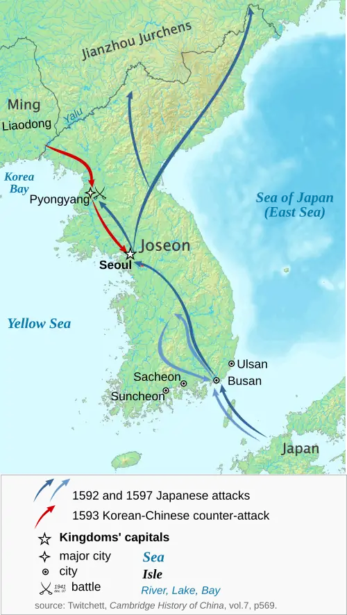 Japanese invasions of Korea (1592–98)