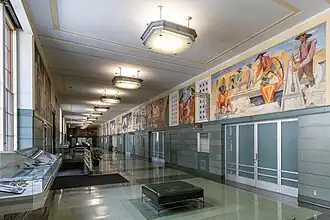 Main lobby of Rincon Annex (parallel to Mission)