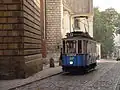 Historic tram on Dominikańska Street (2005)