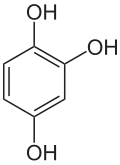 Chemical structure of hydroxyquinol