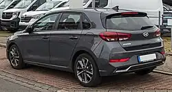 Second facelift i30 (rear)