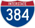 Interstate 384 marker