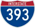 Interstate 393 marker