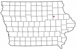 Location of Littleton, Iowa