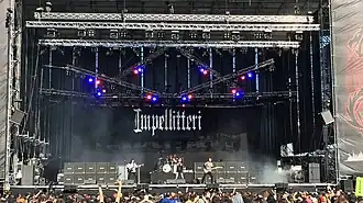 Impellitteri performing in 2016