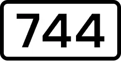 Route 744 shield}}