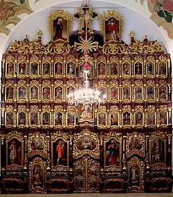 The iconostasis of the cathedral
