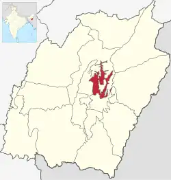 Location in Manipur